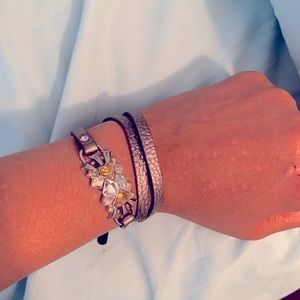 Celestial Frost Leather Wrap